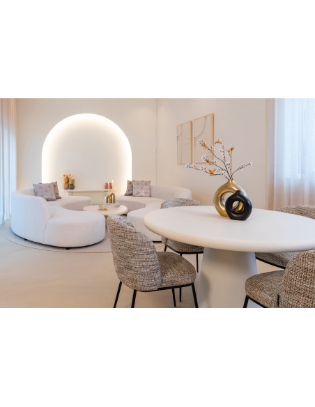 Set van 2 natuurlijke eetkamerstoelen Trendy ELVI