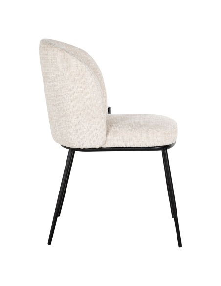 Set di 2 Sedie da Sala da Pranzo beige Niagara ELVI