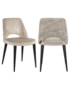 Set van 2 natuurlijke eetkamerstoelen Trendy TABITHA 2