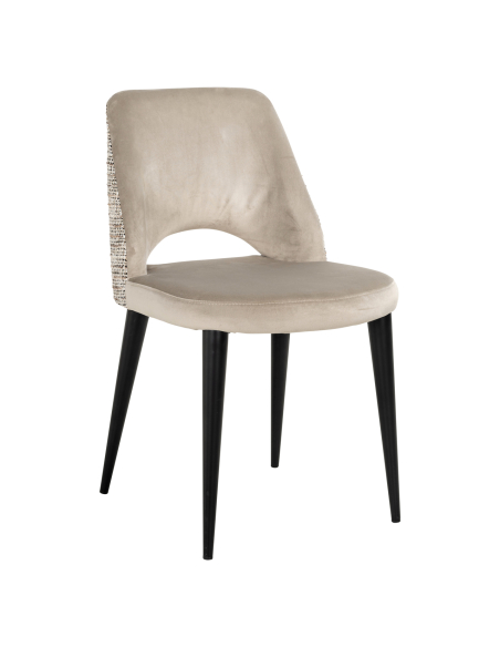 Lote de 2 sillas de comedor natural Trendy TABITHA