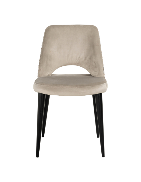 Set van 2 natuurlijke eetkamerstoelen Trendy TABITHA