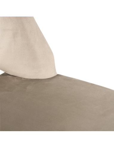 Set van 2 natuurlijke eetkamerstoelen Trendy TABITHA