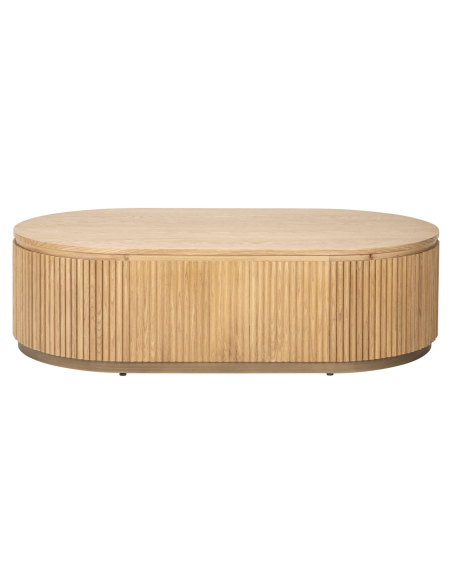 Belfort natural oak coffee table