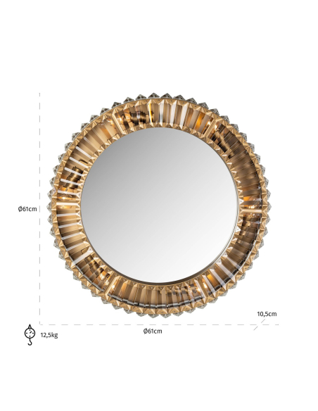 Applique murale doré BECKY | Mobilier Loft Attitude