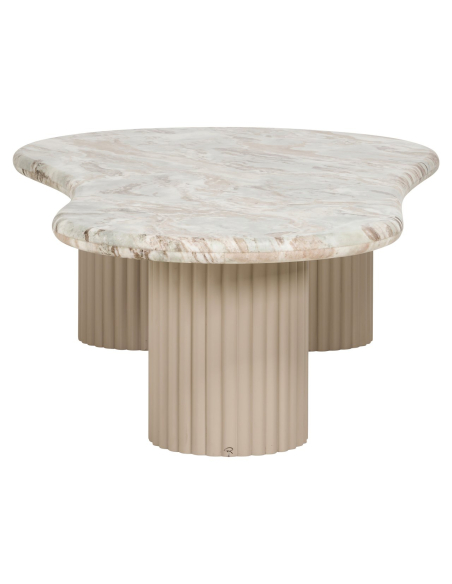 Salontafel poederbeige CORONEL | Decoratie Loft Attitude