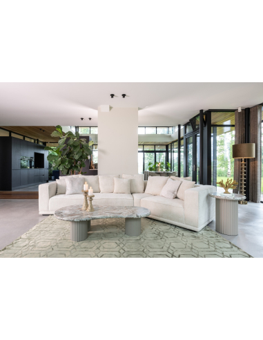 Salontafel poederbeige CORONEL | Decoratie Loft Attitude