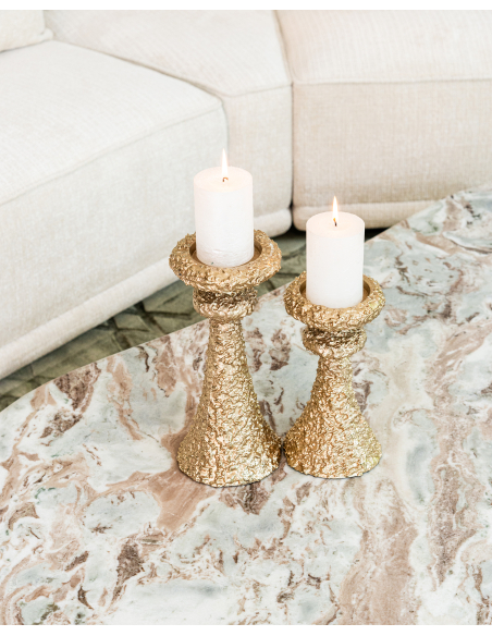 Powder beige coffee table CORONEL | Decor Loft Attitude