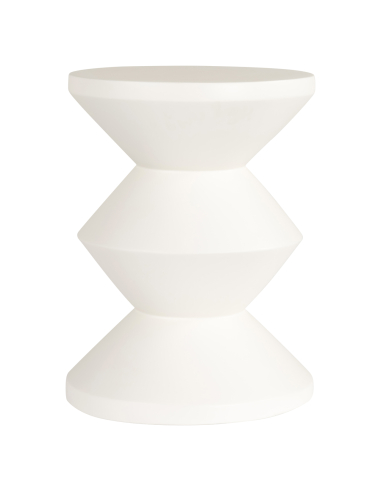 Tavolino bianco 35Ø BLOOMSTONE | Loft Attitude