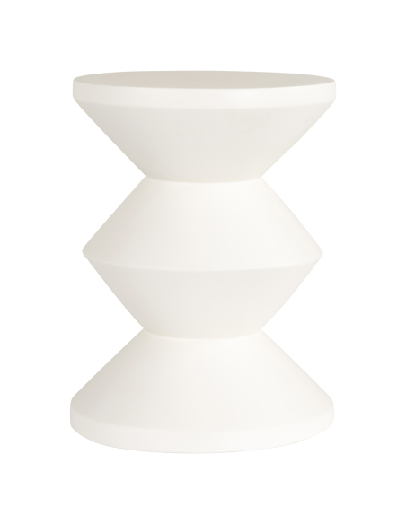 Mesa auxiliar blanca 35Ø BLOOMSTONE | Loft Attitude
