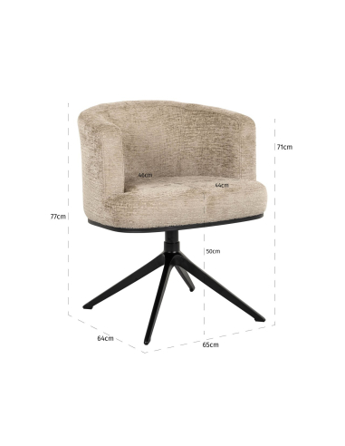 Silla de comedor desierto Fusion CHEYENNE