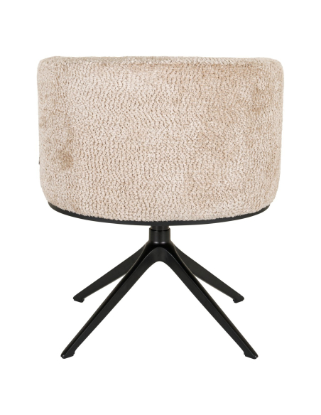 Beige Lovely swivel dining chair CHEYENNE