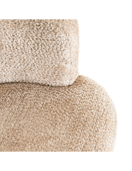 Beige Lovely swivel dining chair CHEYENNE