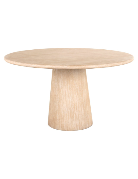 Mesa de comedor Fictus beige 140Ø