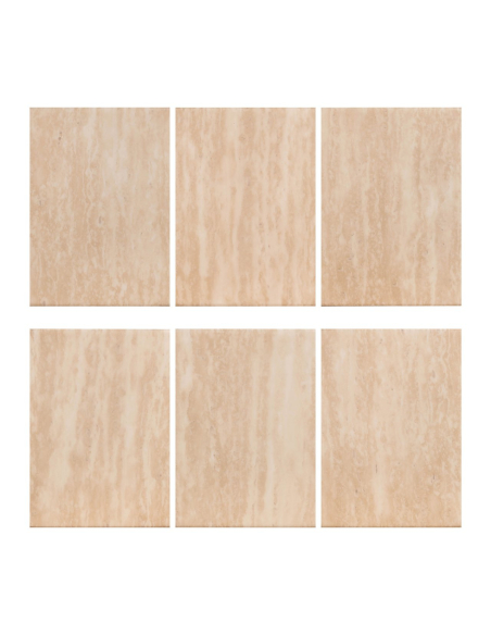 Fictus beige dining table 140Ø