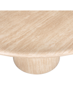 Eettafel Fictus beige 140Ø 2