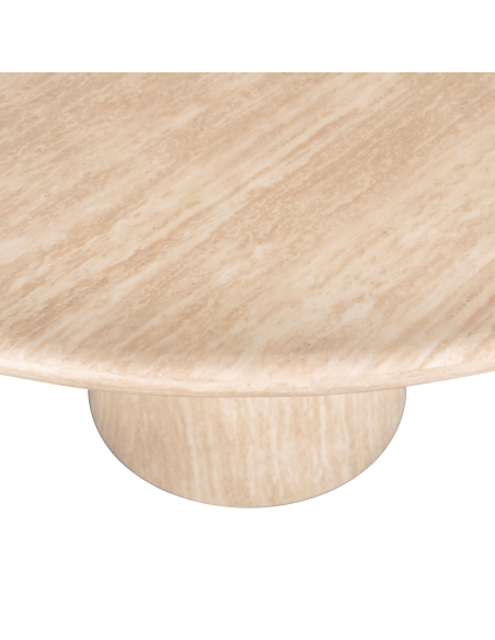 Esstisch Fictus beige 140Ø