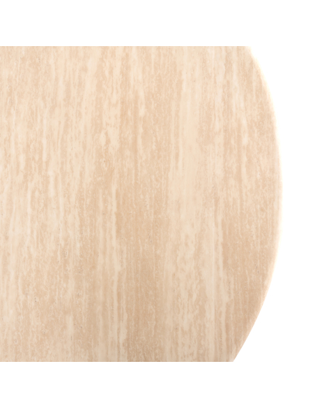 Fictus beige dining table 140Ø