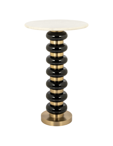 Table d'appoint noir BARBARA | Mobilier Loft Attitude