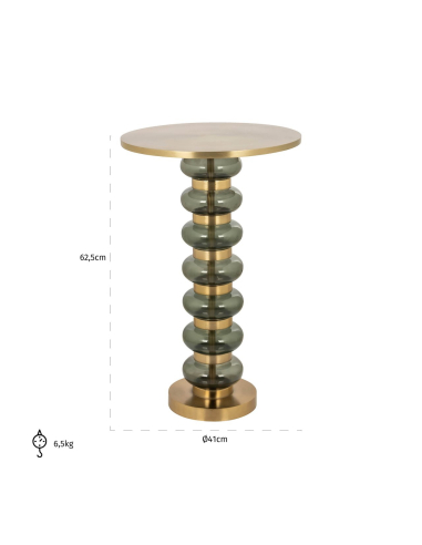 Table d'appoint vert BOWIENE | Mobilier Loft Attitude