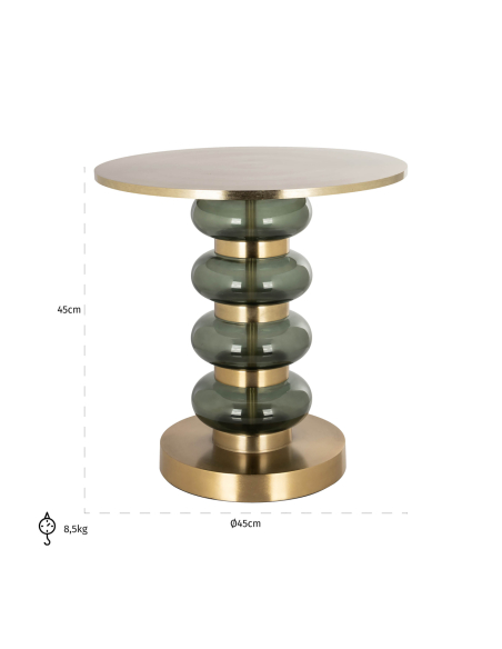 Groene bijzettafel DALINA | Meubels Loft Attitude