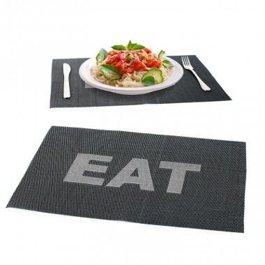 Viel 2 schwarz essen tisch set balvi