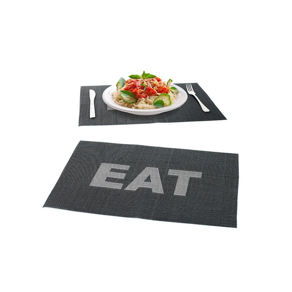 Viel 2 schwarz essen tisch set balvi