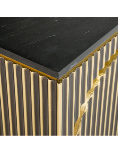 Geborsteld gouden dressoir LES ARCS | Meubels Loft Attitude