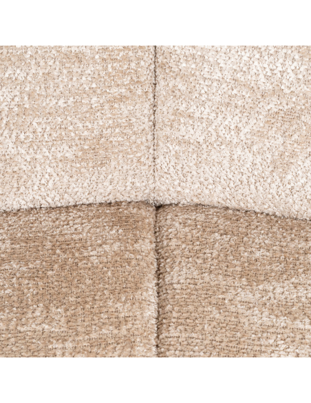 Panca beige Lovely con angolo arrotondato | Loft Attitude