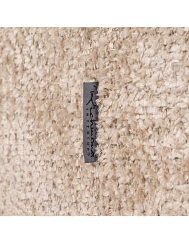 Panca beige Lovely con angolo arrotondato | Loft Attitude