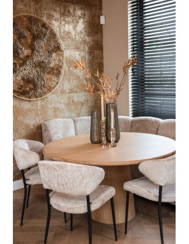 Beige bench Lovely rounded corner | Loft Attitude