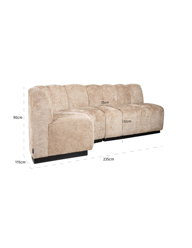 Beige bank Lovely HILLPARK | Meubels Loft Attitude