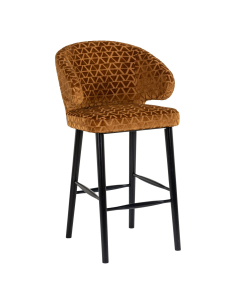 Antieke gouden barkruk driehoek | Loft Attitude 2
