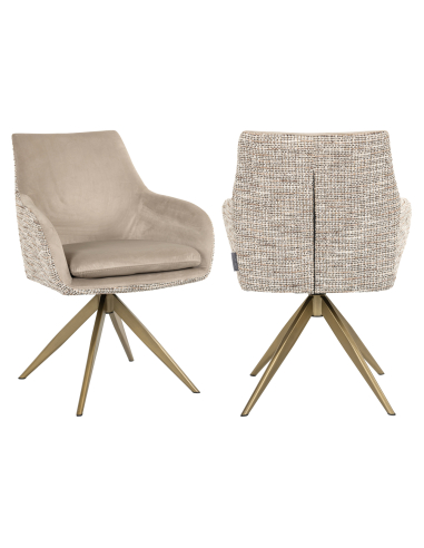 Cadeira de sala de jantar natural Trendy LISONNE