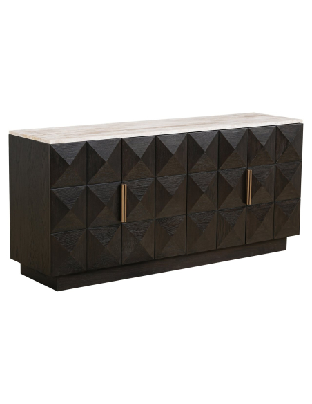 Buffet brun CLAREMONT | Mobilier Design Loft Attitude