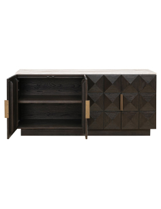 Buffet brun CLAREMONT | Mobilier Design Loft Attitude 2