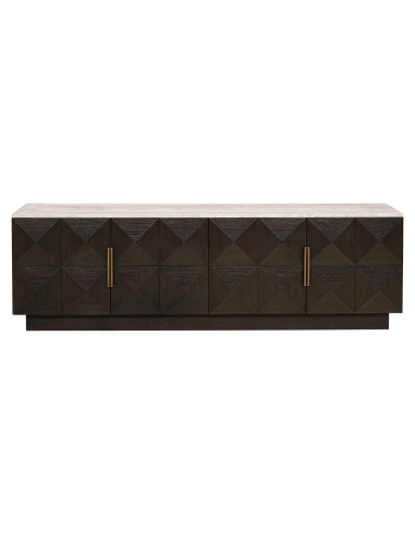 TV-Möbel braun CLAREMONT | Möbel Loft Attitude