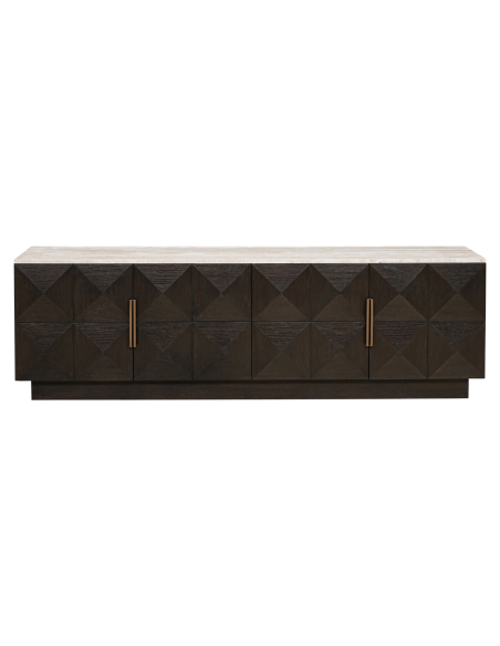 TV-Möbel braun CLAREMONT | Möbel Loft Attitude