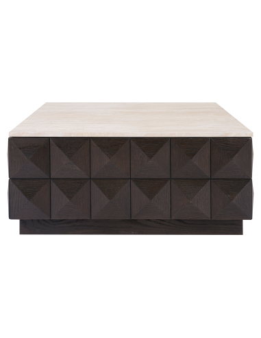 Bruine salontafel CLAREMONT | Meubels Loft Attitude