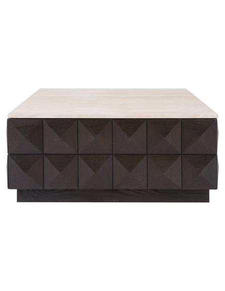 Mesa de centro marrón CLAREMONT | Muebles Loft Attitude