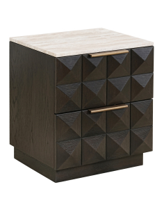 Brown bedside table CLAREMONT | Furniture Loft Attitude