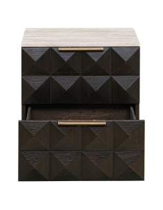 Brown bedside table CLAREMONT | Furniture Loft Attitude 2