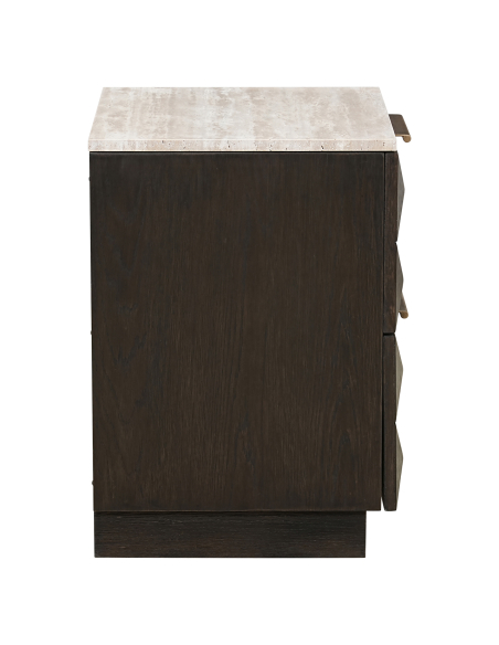 Brown bedside table CLAREMONT | Furniture Loft Attitude