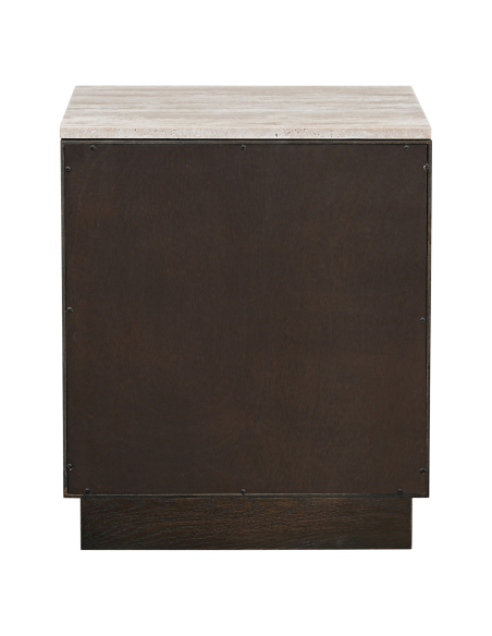 Mesita de noche marrón CLAREMONT | Muebles Loft Attitude