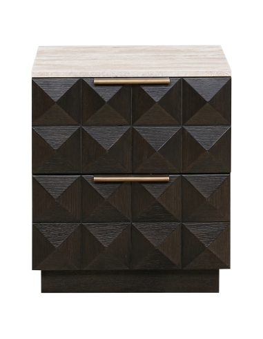 Brown bedside table CLAREMONT | Furniture Loft Attitude