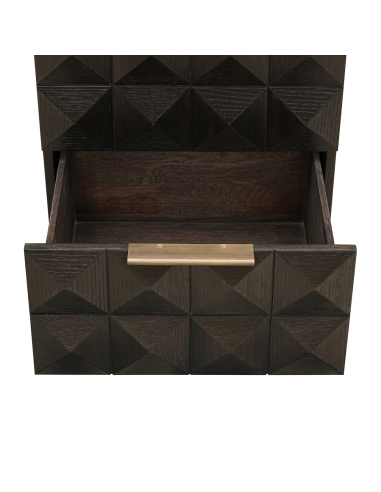 Brown bedside table CLAREMONT | Furniture Loft Attitude