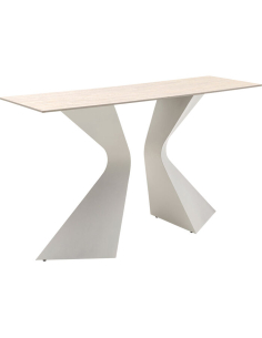 Console Gloria Travertin Grège Kare Design | Loft Attitude
