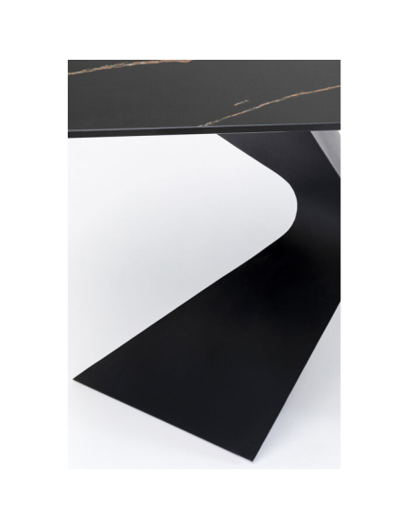 Black Gloria Consolle Design ceramica Kare 140 cm | Loft Attitude