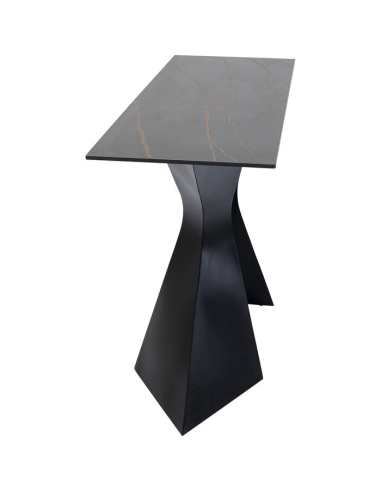 Black Gloria Consolle Design ceramica Kare 140 cm | Loft Attitude
