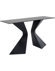 Projeto de cerâmica do kare de cerâmica do console de Gloria de Black 140 cm | Loft Attitude