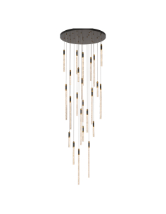 Lampadario nero/oro CROSLEY | Arredamento Loft Attitude